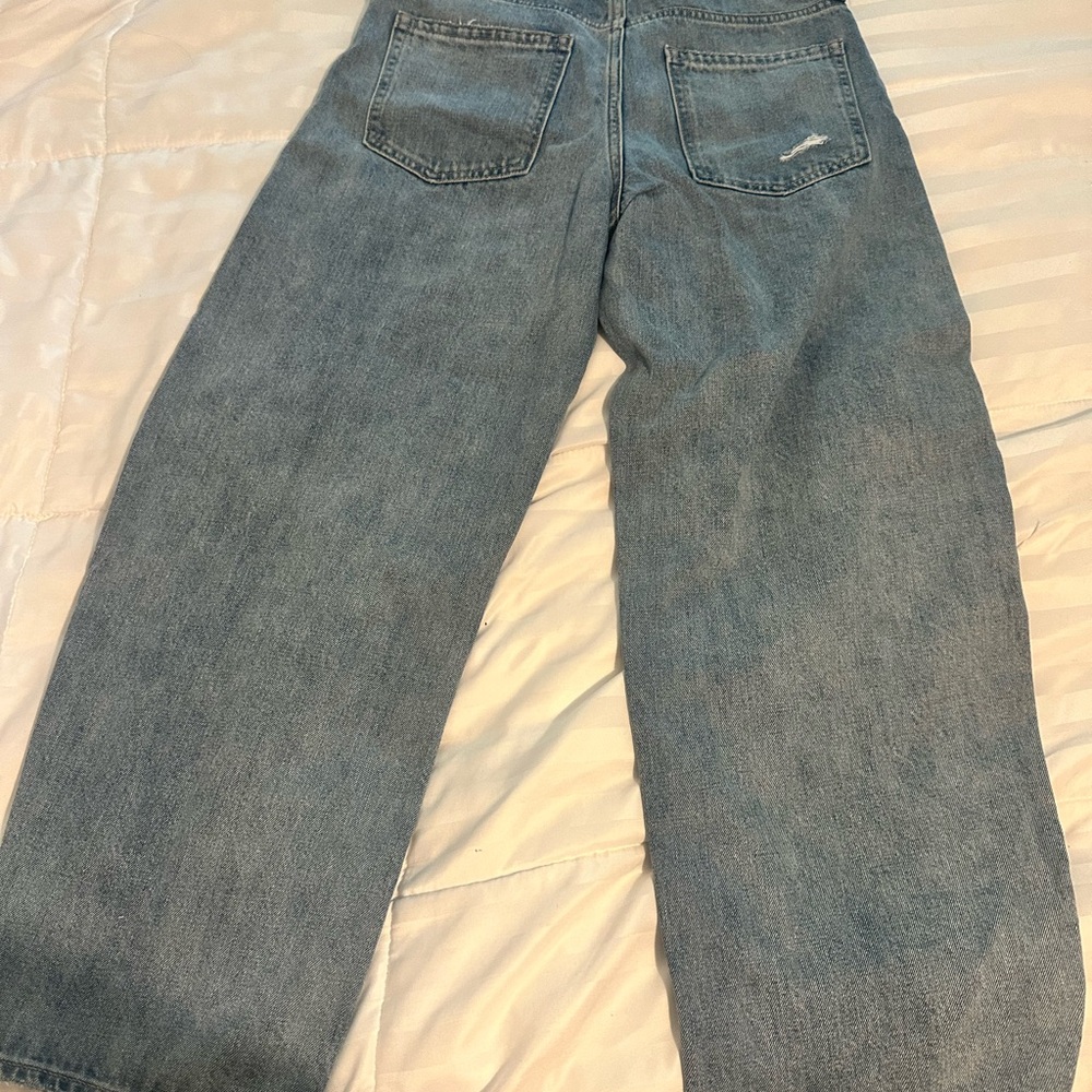 GAP Light Blue Barrel High Rise Denim Jeans - Picture 3 of 5